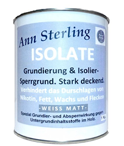 750ml. Ann Sterling Isoliergrund für Kreidefarbe Absperrgrund- Grundierung- Sperrgrund Weiß Shabby Chic Farbe