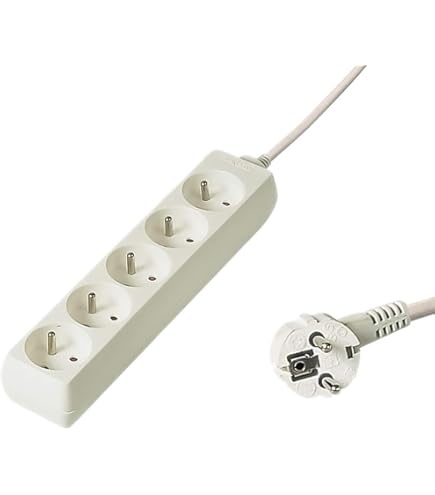Aigostar Regleta Enchuf, Alargador Enchufe De 3 Enchuf