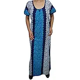 Indiatrendzs Womens Nightgown Fashion Cotton Sleepwear Maxi Nighty ( Chest- 48")