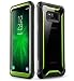 Produktbild i-Blason Samsung Galaxy S8 Hülle, [Ares] Handyhülle Ganzkörper Schutzhülle Robustes Schale Case Klar Cover mit Gürtelclip ohne eingebautem Displayschutz für Galaxy S8, Schwarz/Grün