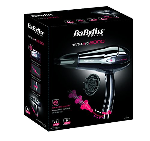 Babyliss D372E Dryer Cordreel 2000 - 5