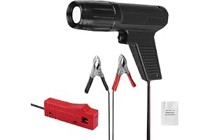 VOBOR Strobolyktlampa 12V, Synchroniseringspistolen för Bil, Ångbåt, Motorcykel, Verktyg för Inställning av Tändpunkt, Blixtp