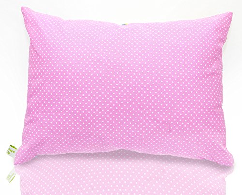 La Petite Unique | 35 x 25 cm Kinder-Kopfkissen | kindgerecht gestaltetes Kinderkissen | 100% schadstofffreies Kuschel-Kissen | waschbares Babykissen | vollständig Ökotex zertifiziert | Einhorn Rosa - 4