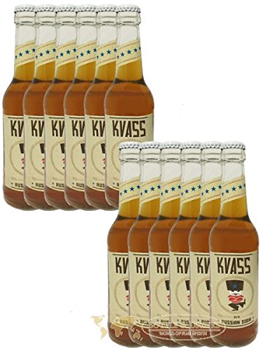 Preisvergleich Produktbild KVASS Russian Soda - Russische Malzlimonade; 12 x 0,33 Liter
