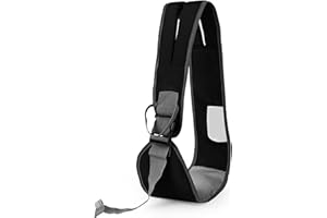 LSYYSL 1 Stück schwarze Kleinkindschlinge, einfache Baby Vier Jahreszeiten Tragetuch, Baby Front-Holding Leichte Diagonale Sling, Tragbare Ergonomische Babytragetuch mit Verstellbarem Schultergurt