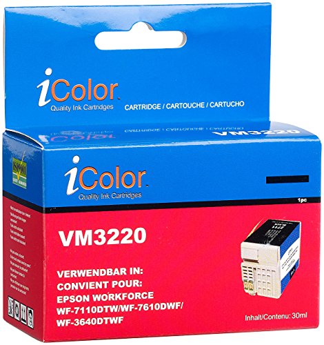 iColor Tintenpatrone für Epson (ersetzt T2711 / 27XL), black XL