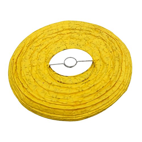 dekorative gelbe Papierlampenschirm Laterne festlich Partei Hängedekoration - 3