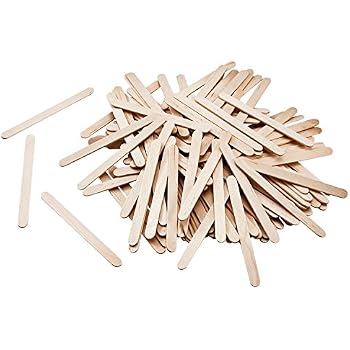 QEEYON Bambusstäbe Zum Basteln, 50 Stück Holzstäbe 30 Cm X 5 Mm X 5 Mm