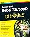 Price comparison product image Canon EOS Rebel T3i / 600D For Dummies by King (2011) Paperback