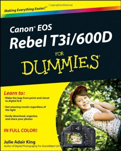 Price comparison product image Canon EOS Rebel T3i / 600D For Dummies by King (2011) Paperback