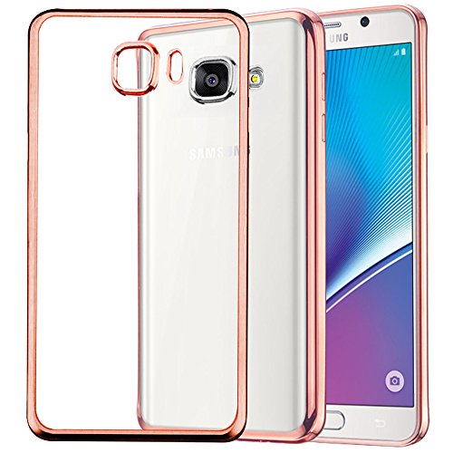Samsung Galaxy A5 2016 Hülle ,Schutzhülle,Yica Silikon Hülle Case Clear TPU Transparent Schutzhülle Hülle für Galaxy A5 2016 Case Cover (Roségold) - 6