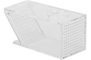 BORDSTRACT Krabbenfalle Box, Fischzuchtbox, Aquarium Acryl Süßwasser Krabbenfalle zum Fangen von Krabben und Garnelen