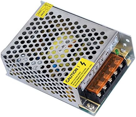 Tesfish 110V/220V AC to 24V 5A 120W DC Universal Switching Power Supply for CCTV,LED strip light