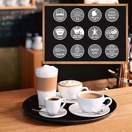 Melitta 1010-05 wh Easy Therm Kaffeefiltermaschine -Thermkanne -Tropfstopp -Schwenkfilter weiß - 6