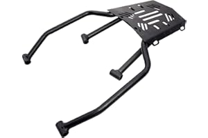 AEspares Black Luggage Carrier Rack Compatible with Royal Enfield Guerrilla 450
