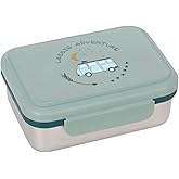 L&Auml;SSIG Stainless Steel Children's Lunch Box Sustainable Breakfast Lunch Box | For nursery and school, with removable separati