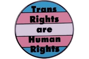 CHICHENGNIAN Trans Rights are Human Rights - Brooch LGBT Enamel Pin