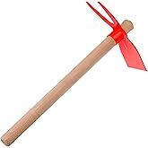 Orret Home 40 cm &Ccedil;ift Taraflı &Ccedil;apa Ahşap Saplı Bah&ccedil;e &Ccedil;apası, Bah&ccedil;e &Ccedil;apalama Aleti, Toprak Havalandırma ve Ot Temizleme &Ccedil;apası