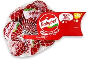 BAZACHI Creamy Original Semisoft Cheese Snacks, Individual Portions for Easy Snacking, Lactose-Free, 20g x 10 Pack