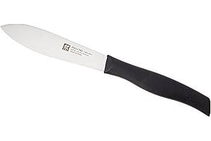 ZWILLING Twin Grip nóż do bułek, z wałkiem, długość ostrza 11 cm, uchwyt z tworzywa sztucznego, czarny