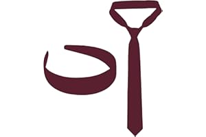 AYNKH Cravate et Bandeau à Rayures Rouges et Jaunes de Bourgogne, Accessoires de Sorcière, Cravate de Fête, Kit de Déguisement Pour Filles et Garçons