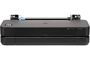 HP Imprimante Grand Format - Traceur DesignJet T230 24 Pouces Jusqu’à A1, Impression Mobile, Wi-FI, Gigabit Ethernet, USB 2.0 Haut débit, Garantie d'un an, Noir