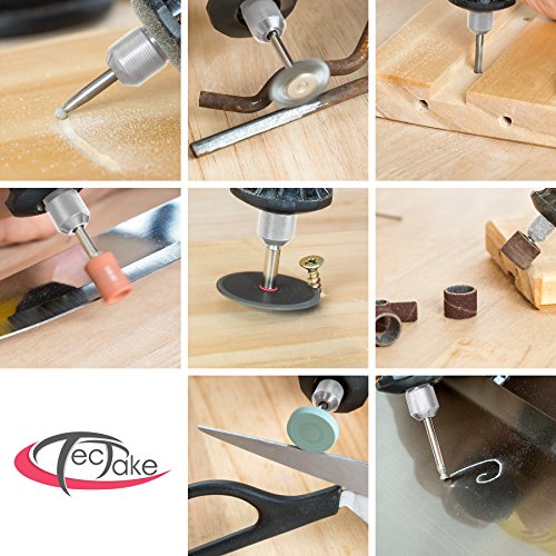 TecTake® Mini-Schleifer Schleifmaschine 110 teilig inklusive Koffer - 2