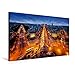 Produktbild Premium Textil-Leinwand 75 cm x 50 cm quer, Champs-Élysées und Skyline von Paris | Wandbild, Bild auf Keilrahmen, Fertigbild auf echter Leinwand, Leinwanddruck (CALVENDO Orte)