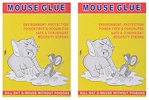 Mouse Glue Pad (Yellow, Pack of 2)