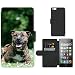 Produktbild Grand Phone Cases PU Leder Leather Flip CASE Cover HÜLLE ETUI Tasche Schale // M00141476 Stafford Pitbull-Terrier-Porträt // Apple iPhone 5 5S 5G