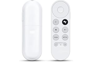ZUOQIANG Eplacement Voice Remote Control for Google Chromecast 4k Snow Streaming Media Playe, G9N9N GA01920 with YouTube and NETFLIX Shortcut Buttons（Battery not included）