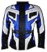 Produktbild 1535 Bangla Motorradjacke Tourenjacke Motorrad Jacke Schwarz Blau 4XL
