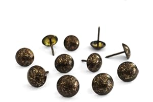 LET'S DECORATE Lot de 500 clous décoratifs en bois pour meubles en bois - 11 mm x 17 mm - Style antique - Style vintage