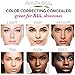 Aesthetica Color Correcting Cream Concealer Palette - Perfect for Concealing Blemishes / Discoloration, Imperfections and Under eye Circles - Paraben & Talc Free