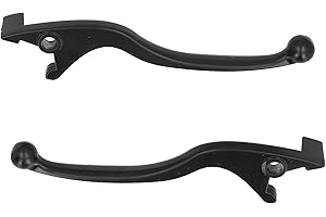WITPOCE Brake Handle Lever ，2PCS Brake Handle Lever Aluminum Alloy Black Replacement for Motorcycle Moped ATV