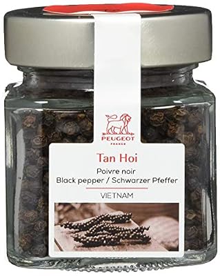 Peugeot Cube à épices-Tan Hoi 70g Poivre Noir Vietnam, Transparent (35914)