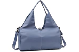 BOMEI PACK da palestra neutra, borsa da yoga con scomparto per scarpe, borsa da viaggio di grande capacità, sportiva per il fine settimana, il campeggio, il tempo libero