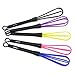 5pcs Plastic Salon Hair Color Dye Cream Whisk Mixer Stirrer Random Colors
