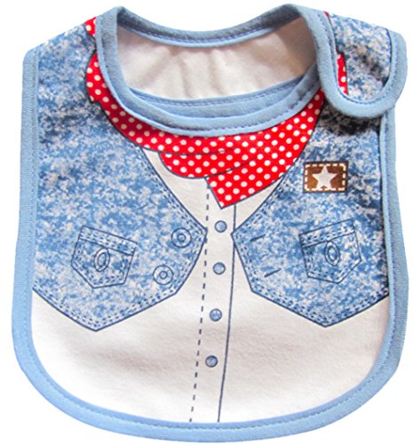 Haimoburg 9 Pack Wasserdicht Babylätzchen Baumwolle Klettverschluss - 2