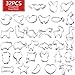 Produktbild JUSTIDEA 32Pcs Niedliches Tier Ausstecher Set, DIY Schachteln Edelstahl Backwerkzeuge Zubehör Obstschneider mit Süßigkeiten, Fondant, Donut, Kekse, Kuchendekoration, Schokolade Ideal Schneider