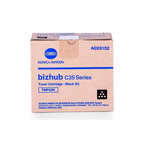 Original Toner passend für Konica Minolta Bizhub C 35 Konica Minolta TNP22K A0X5152 – Premium Drucker-Kartusche – Schwarz – 6.000 Seiten - 2