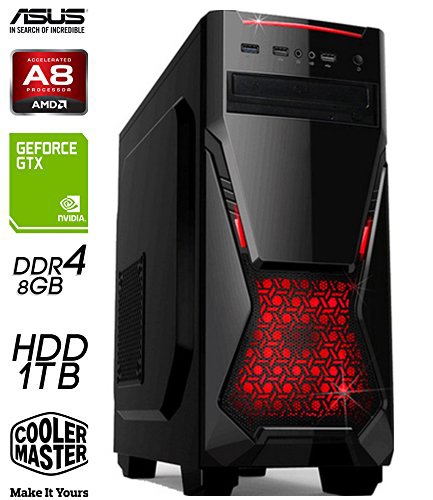 SNOGARD GAMER-PC AMD Quad-Core! FX-4300 4x 3.80GHz • 8GB DDR3-RAM • 1TB S-ATA HDD • 2GB AMD RADEON RX 460 • DVD RW • Gamer PC • Gaming-Computer • Desktop-PC • Gamer Rechner