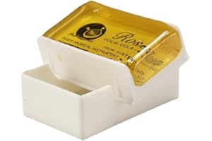 LICHUANUK 3 Stück Kolophonium, Natürliches Kolophonium Geige mit Fall, Geige Kolophonium, Cello Kolophonium, Staubarmes Rosin für Violine, Viola, Cello Bögen