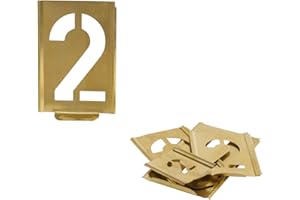 KUKKO Profi-Signierschablonen-Satz mit Steckmechanismus Zahlen (200 mm)