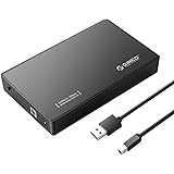 ORICO USB 3.0 Boîtier Disque Dur Externe, pour Disque Dur/SSD SATA 3,5/2,5 Pouces Jusqu'à 16 to, Boîtier de Disque Dur 3,5'' 