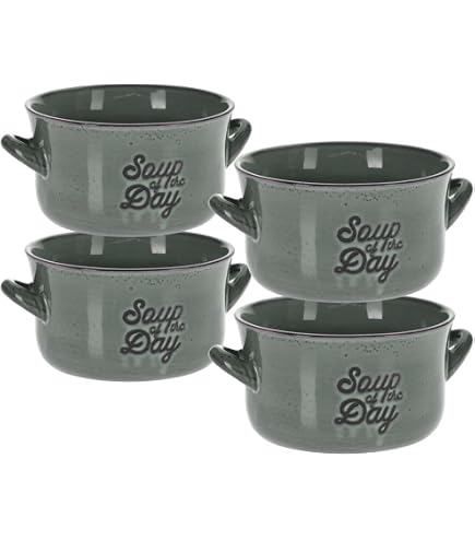 Bol Ramen Grand Modèle Avec Couvercle Gris Bol à Soupe Avec Couvercle Et Poignée En Céramique - 900 Ml, Micro-ondes Et Lave-vaisselle - Couleur Grise