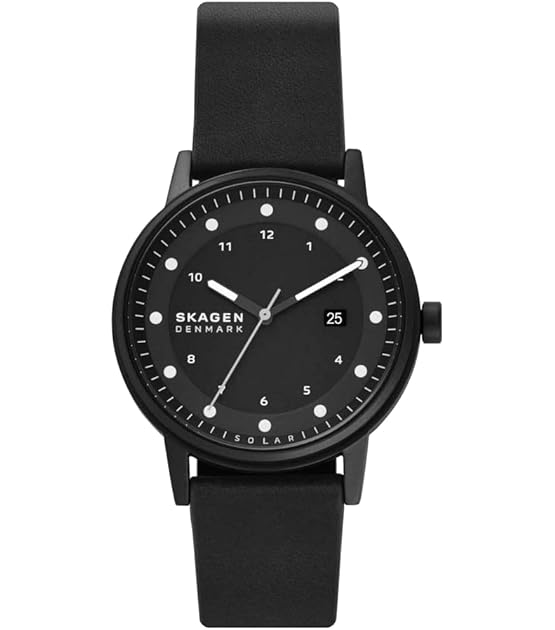 Herrenuhr Grenen Ultra Slim, ZweiZeiger Uhrwerk, 37mm Charcoal Recycled Edelstahl (Mindestens 50%) Gehäuse mit EdelstahlMeshArmband, SKW6824