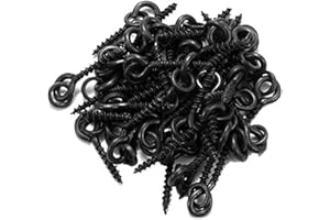 Domilay 50pcs Carp Fishing Boilie Screw with Solid Bait Tool Chod Rigs Carp Fishing Hair Tackle Accessory