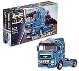 Revell 07426 - Man TGX XLX Revell Modellbausatz LKW 1:24 - MAN TGX XLX im Maßstab 1:24, Level 5, originalgetreue Nachbildung mit vielen Details, Lastwagen, Truck, 07426