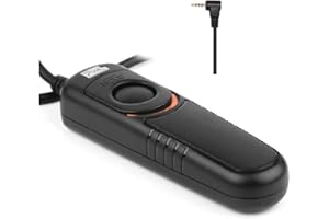 Pixel Kabelfernauslöser RC201-L1 Drahtauslöser Kompatibel mit Panasonic Lumix S5 S1H S1R S1M S1 G95 G91 fz1000 ii G9 GH5 GH6 G85 G81 GX8 GX7 GH4 GH3 FZ2500 FZ2000 FZ1000 FZ300 FZ200 ähnlich DMW-RSL1